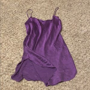 Victoria’s Secret Vintage Purple Silk Slip